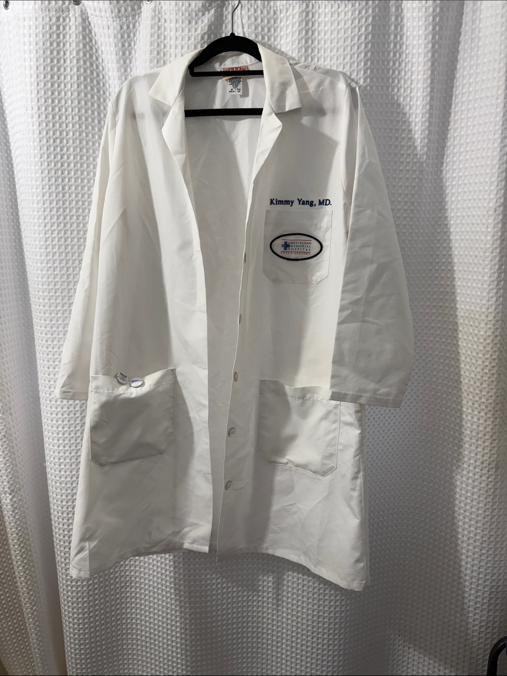 Greys Anatomy Women’s Lab Coat Custome By Red Kap Size Medium